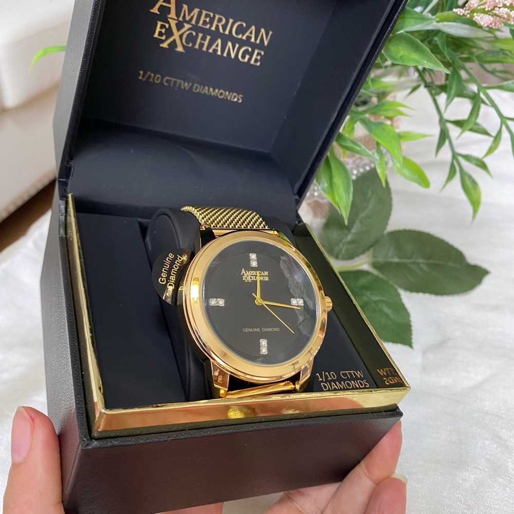 AMERICAN EXCHANGE MEN’S GENUINE DIAMOND COLLECTION WATCH, 44mm - Picture 12 of 12